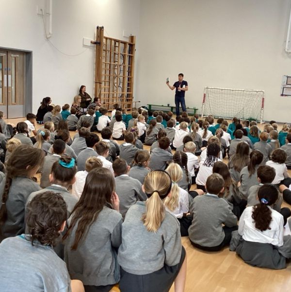 Author visit - Tom Palmer